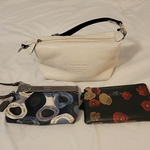 Coach Bag and Wristlets